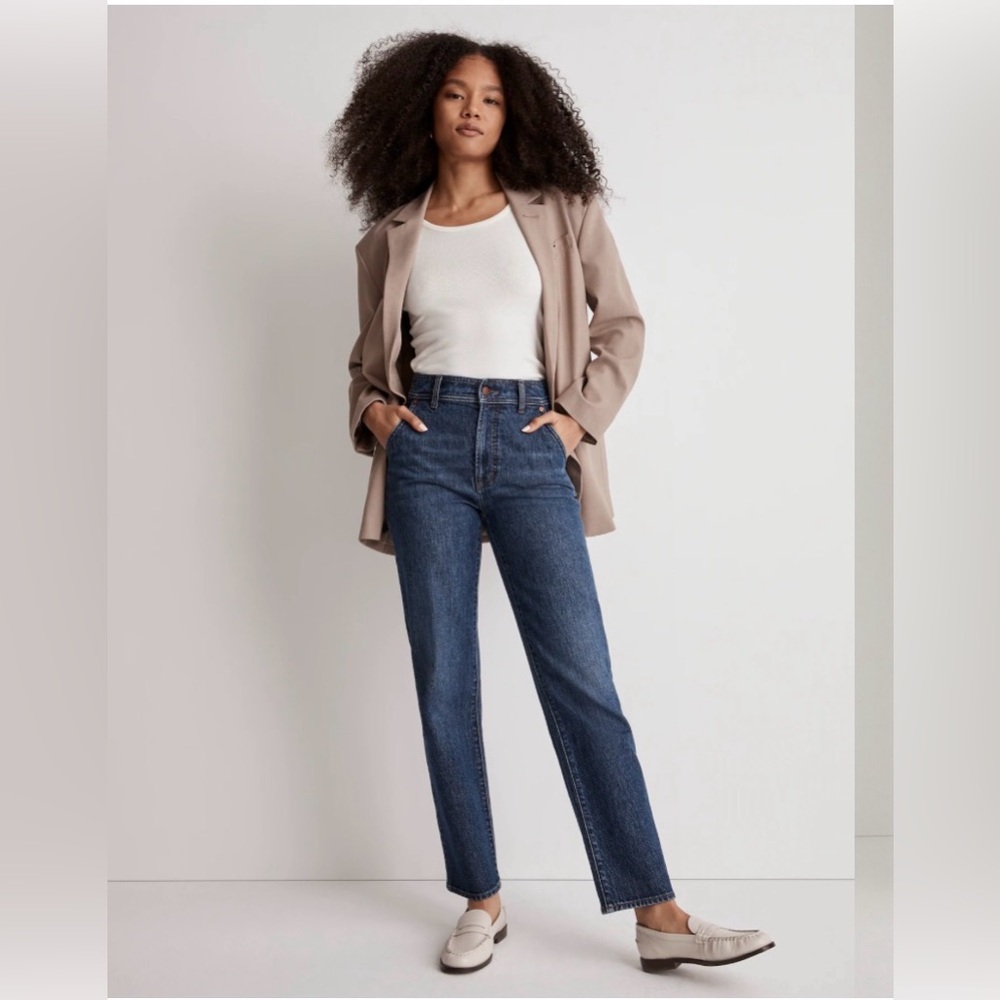 Madewell The Perfect Vintage Straight Jean Mid Wash Women’s Size 28